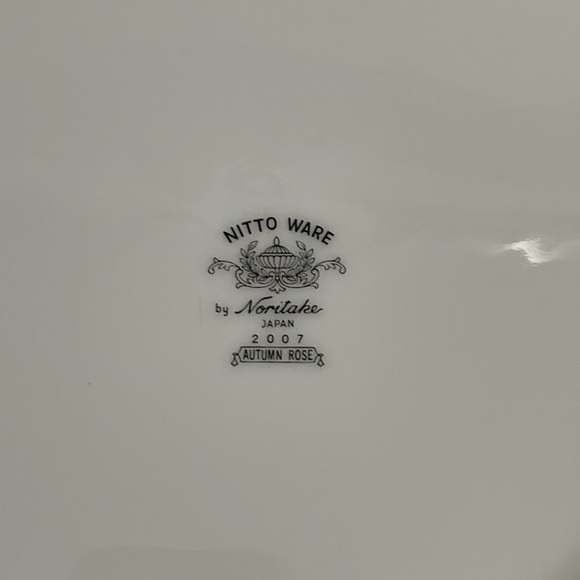 Noritake Autumn Rose Nitto Ware 2007 Dinner Plates X3 Replacement China - Picture 7 of 7